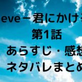 Believe－君にかける橋－ 1話あらすじ ネタバレまとめ (1)