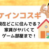 ケインコスギは現在どこに住んでる？家賃がヤバくてゲーム部屋まで！